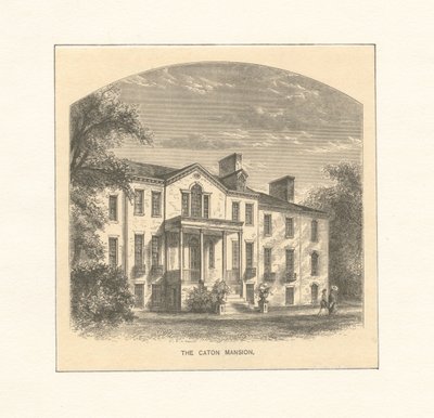 Caton Konağı, 1870 dolayları (gravür) by American School