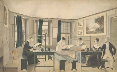 Çizim Sınıfı, 1810-13 by American School