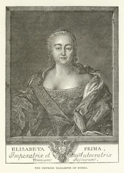 Rusya İmparatoriçesi Elizabeth by American School