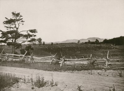 The Great Ravine, Bemis Heights (fotogravür) by American School