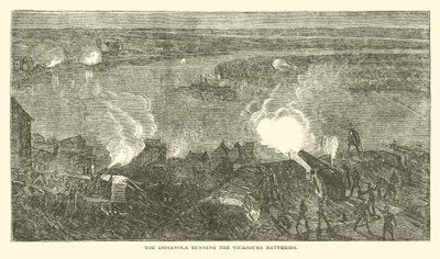 Vicksburg Pillerini çalıştıran Indianola, Şubat 1863 by American School