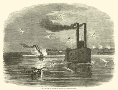 Vicksburg Pillerini çalıştıran Lancaster ve İsviçre, Mart 1863 by American School