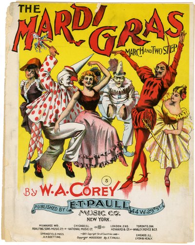 Mardi Gras Mart ve İki Adım [nota kapağı], 1897 by American School