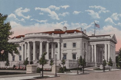 The Memorial Continental Hall, Washington DC (renkli lito) by American School