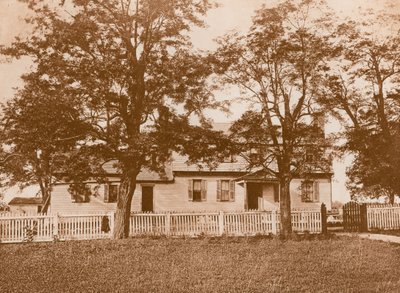Moore House, Yorktown (fotogravür) by American School