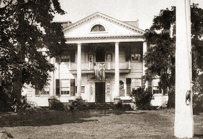 Morris-Jumel Konağı, New York, 1915 (sepya tonlu gravür) by American School