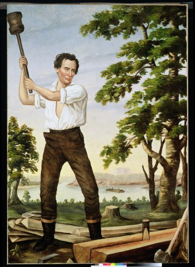 Railsplitter, c.1860 by American School