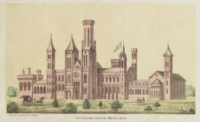 Smithsonian Enstitüsü, Washington, E. Sachse tarafından yayınlandı by American School