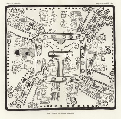 Tableau des Bacab restore edildi by American School