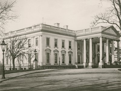 Beyaz Saray, Washington DC (fotogravür) by American School
