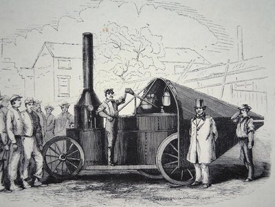 Amerikan İç Savaşı sırasında Konfederasyonlardan ele geçirilen Winans Steam Gun, Mayıs 1861 (lito) by American School