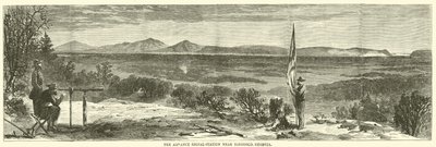 Ringgold, Georgia, Mayıs 1864 yakınlarındaki avans sinyal istasyonu by American School