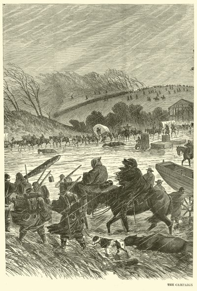 Çamurdaki kampanya, Ocak 1863 by American School