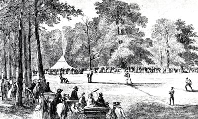 Beyzbol kulüplerinin ilk kongresi, New York, 1857 by American School