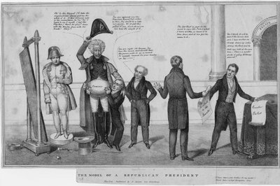 Cumhuriyetçi başkan modeli, c.1832 by American School