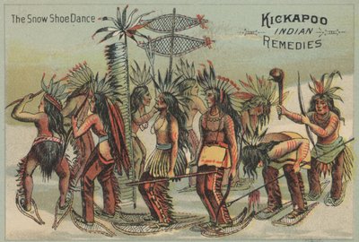 Kar ayakkabısı dansı (chromolitho) by American School