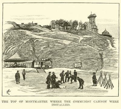 Komünist topun yerleştirildiği Montmartre