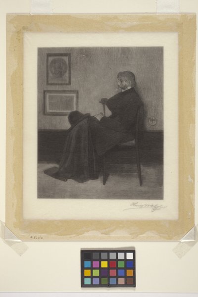 Thomas Carlyle (ahşap gravür) by American School