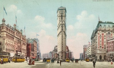 Times Meydanı, New York, c.1910 by American School