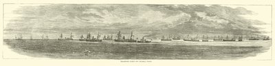 Federal Point, 1864 Aralık açıklarında nakliye filosu by American School