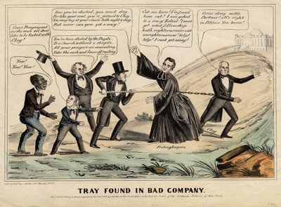 Kötü bir şirkette bulunan tepsi, J Baillie, New York, 1844 tarafından yayınlandı by American School