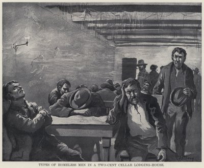 İki Sentlik Bir Mahzen Pansiyonunda Evsiz Erkek Türleri (lito) by American School