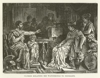 Ulysses, gezintilerini Penelope ile ilişkilendirir. by American School