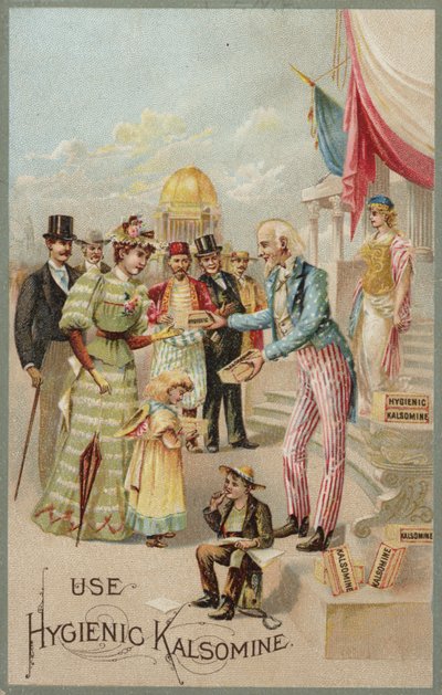 Sam Amca Kalsomine dağıtıyor by American School