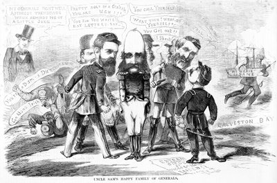 Sams Amca Generallerin Mutlu Ailesi, c.1863 by American School