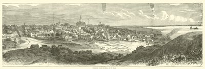 Arkasındaki tepelerden Vicksburg, 1863 Mayıs by American School