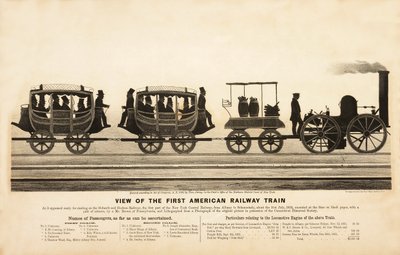 İlk Amerikan Demiryolu Treni