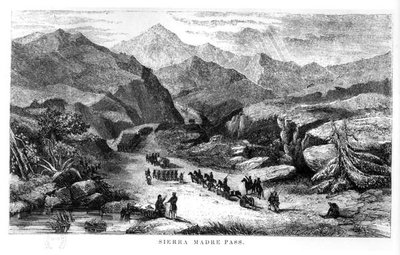 Bobbett & Edmunds tarafından oyulmuş Sierra Madre Geçidi