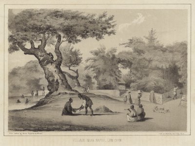 Napha yakınlarındaki köy, Lew Chew (Ryukyu Adaları) by American School