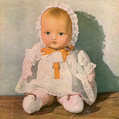 Vintage Çocuk Natürmortu - Oyuncak Bebek by American School