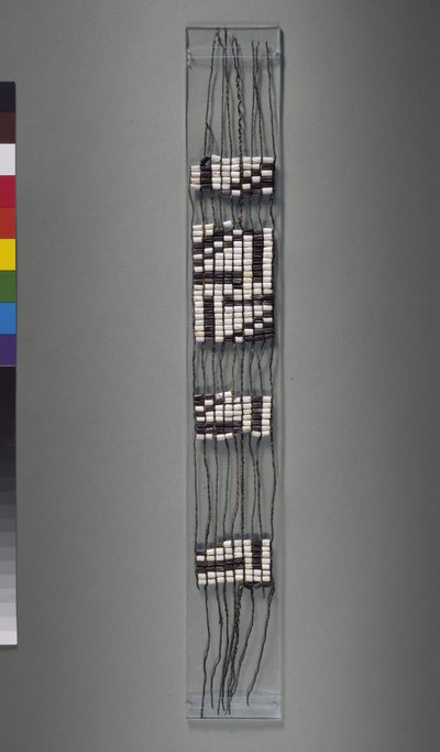 Wampum Kemeri, Amerikan Iroquoian veya Algonquian kabilesi, olası 17. yüzyıl by American School