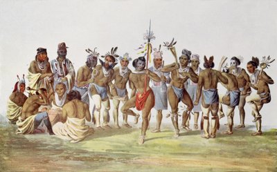 Sauks ve Tilkilerin Savaş Dansı, Thomas L. McKenney ve James Hall tarafından yazılan 