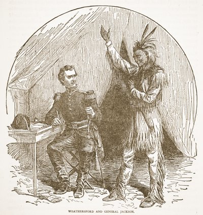 Weathersford ve General Jackson, bir kitap barından. 1896 by American School