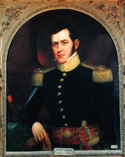 William Bradford (1815-85) (tuval üzerine yağlı boya) by American School