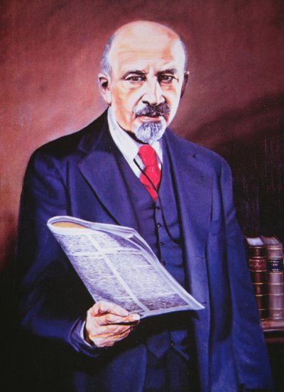 William Edward Burghardt du Bois (1868-1963) (tuval üzerine yağlı boya) by American School