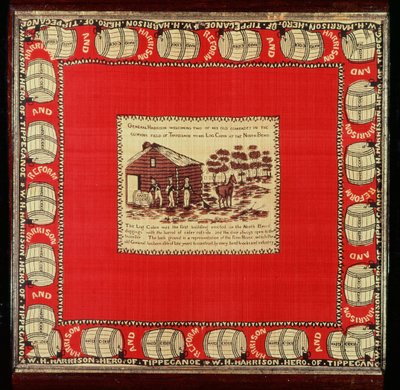 William Henry Harrison, Log Cabin