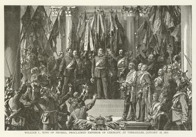 Prusya Kralı I. William, 18 Ocak 1871