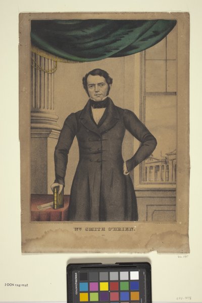 Wm. Smith O'Brien (elle renklendirilmiş litografi) by American School