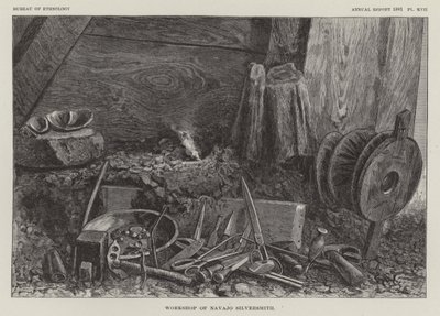 Navajo Silversmith Atölyesi by American School