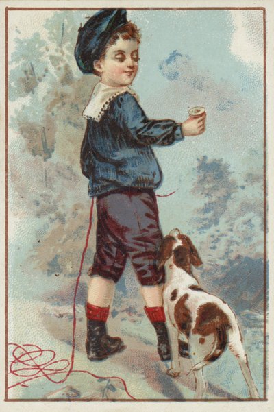 Köpek ile genç çocuk by American School