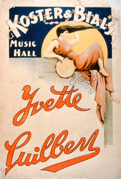 Yvette Guilbert (c.1869-1944) Koster and Bials Music Hall, New York