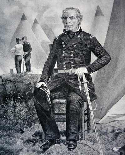 Zachary Taylor (gravür) by American School