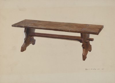 Moravya Kilisesi Tezgahı by Amos C. Brinton