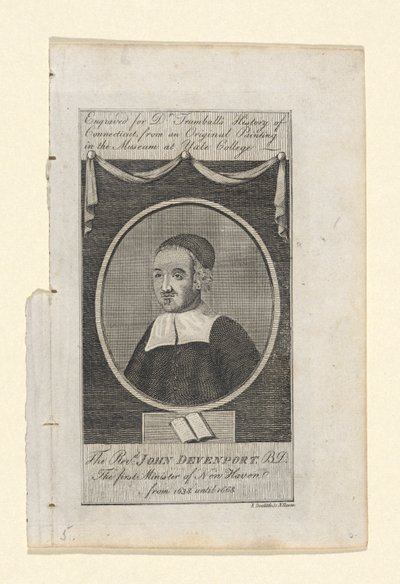 Rahip John Davenport by Amos Doolittle