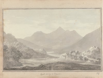 İngiltere, İskoçya ve Galler'deki Görüntüler: Capel Cerrig ve Snowdon by Amos Green
