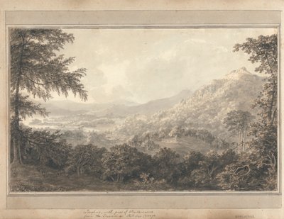 İngiltere, İskoçya ve Galler'deki Manzaralar: Hill Top Cottage'daki Terastan Windemere'nin bir parçası olan Loughrig by Amos Green